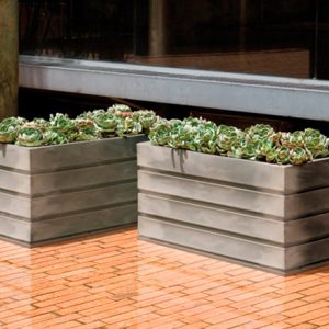 Crescent Garden |Ellis Planters. Rectangular Planter