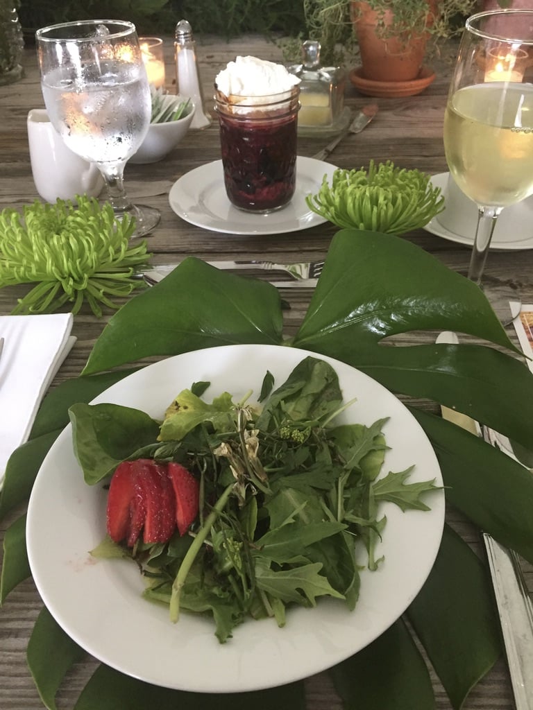 Salad on a plate